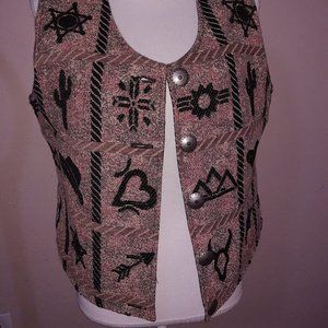 Western Button Down Vest